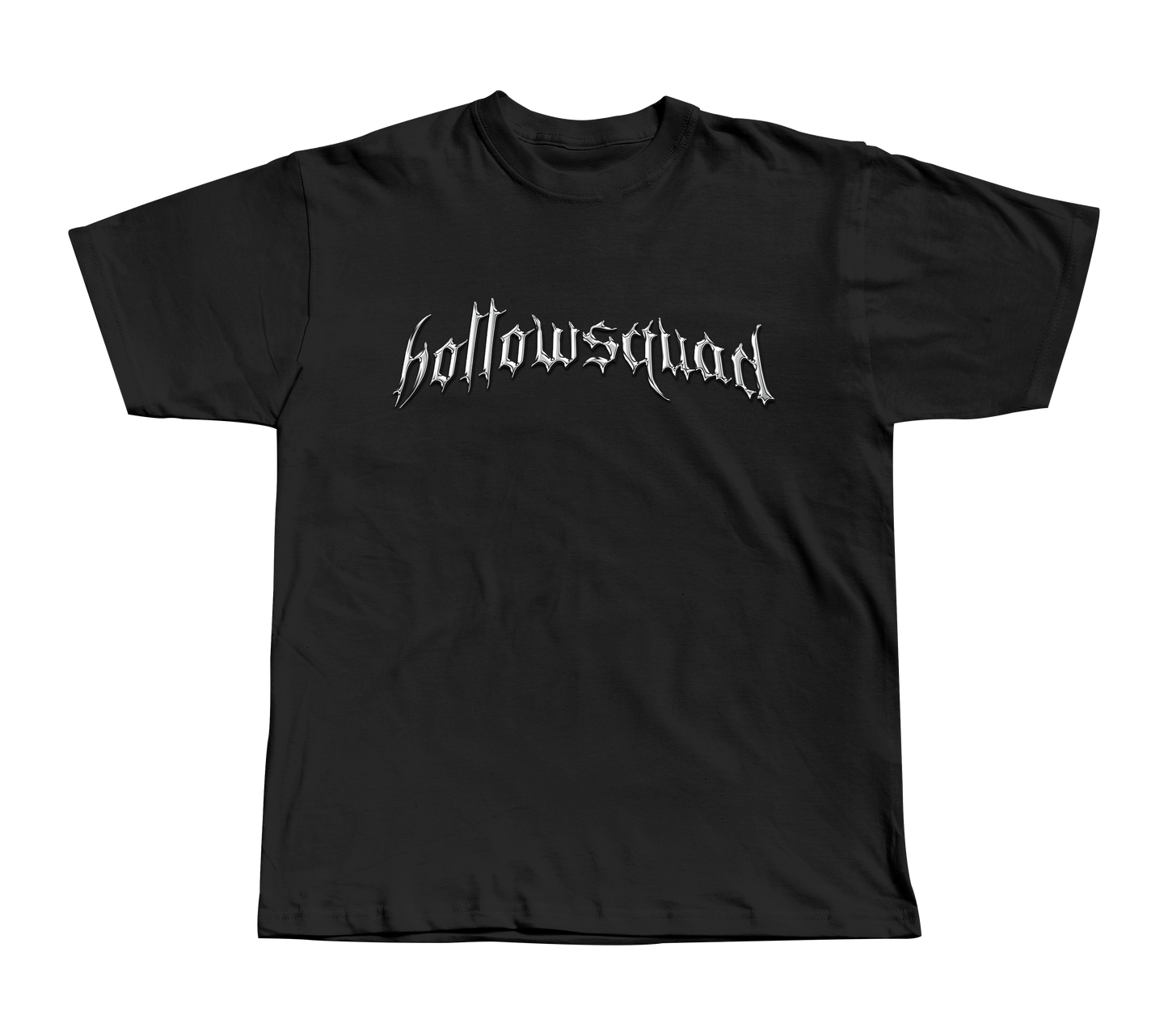Winged Chrome Black Tee