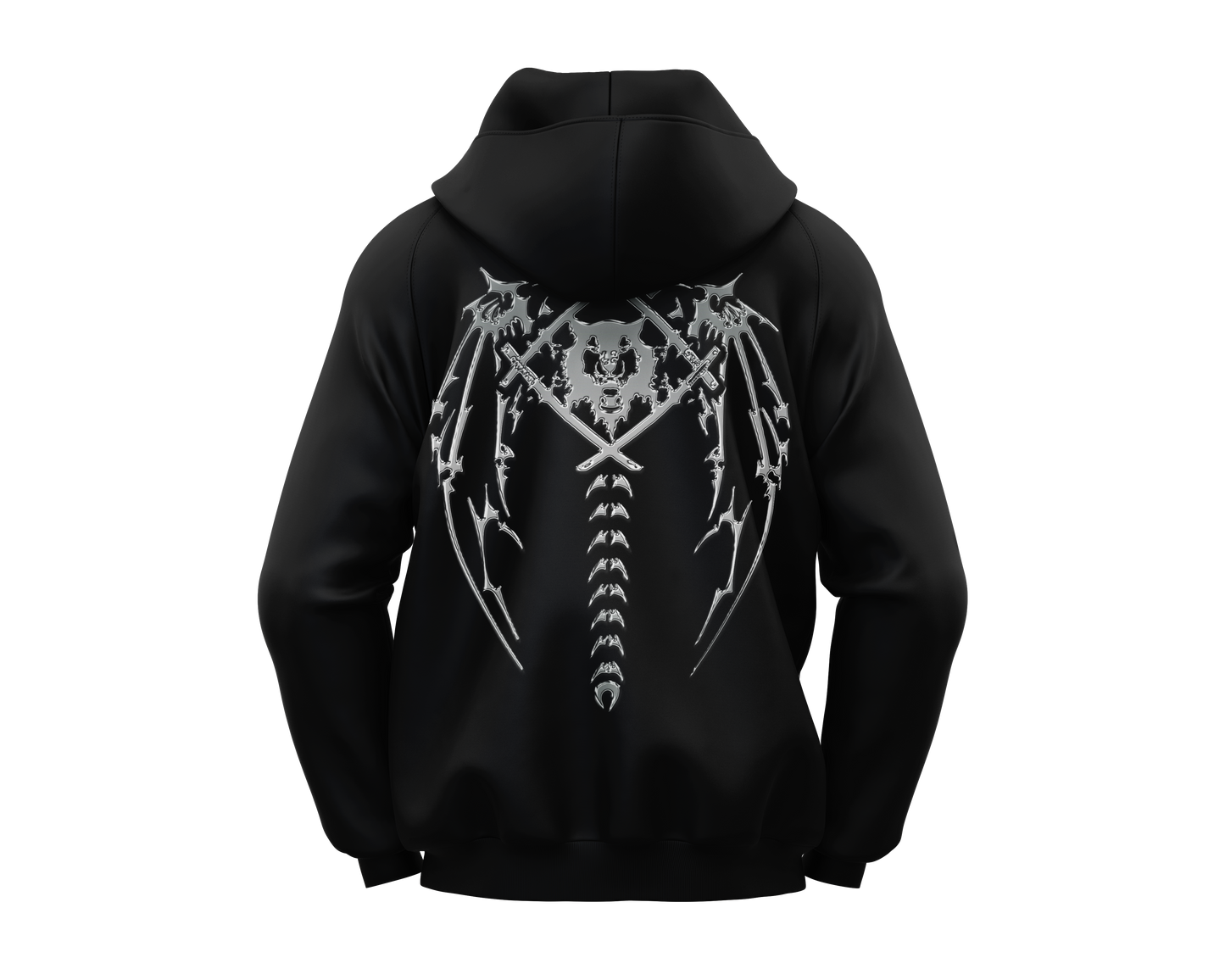 Chrome Spine Hoodie