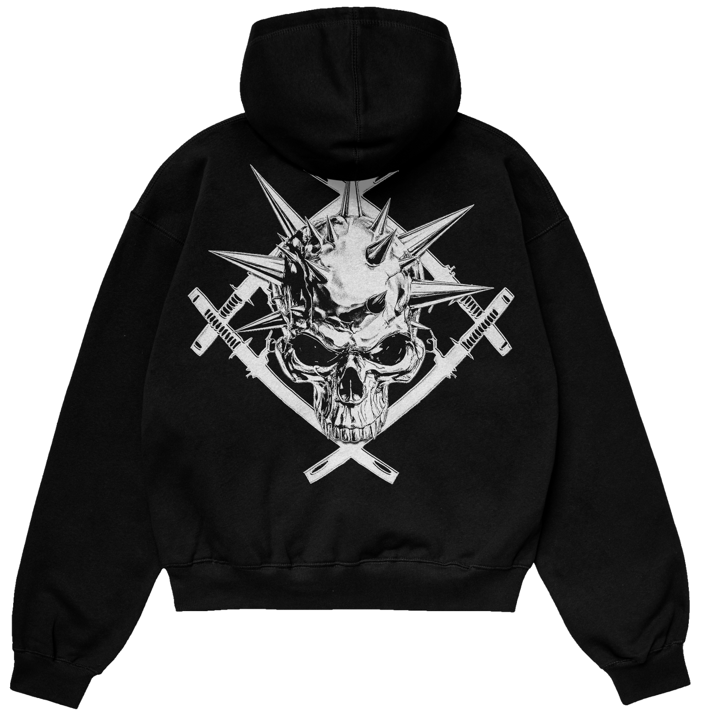 Spiked Skull Hoodie